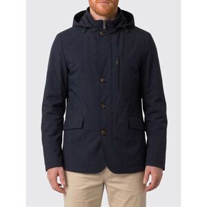 Moorer Coat Men Blue